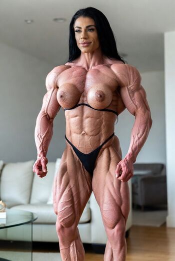 Ai generated female bodybuilders image