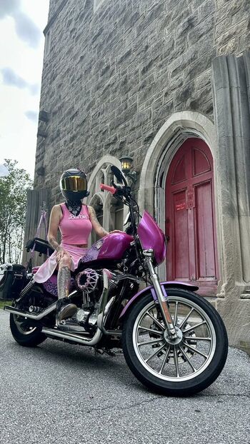 Biker barbie image