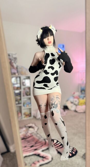 Cow maid cow bikini cosplay image