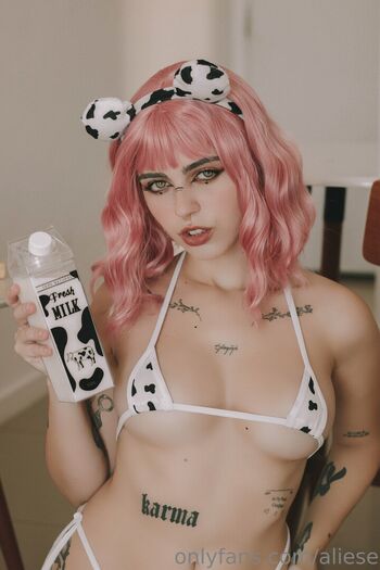 Cow maid cow bikini cosplay image