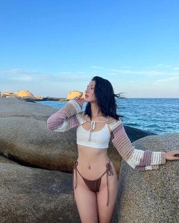 Cute asian teen bikini image