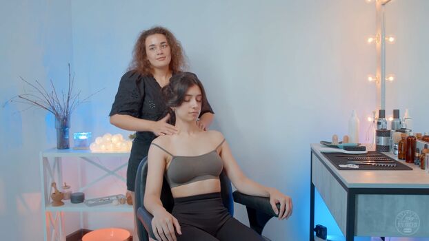 Lady barbers asmr image