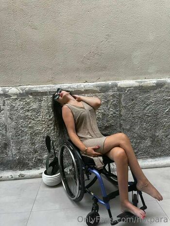 Pretty wheelchair girl image