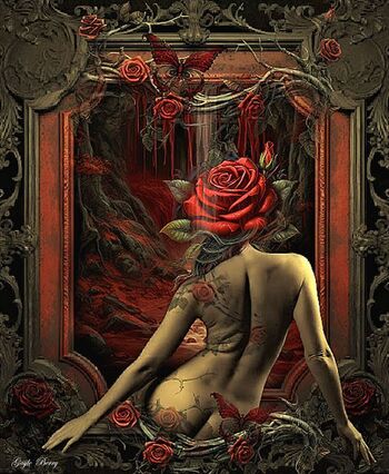 Rose goth image